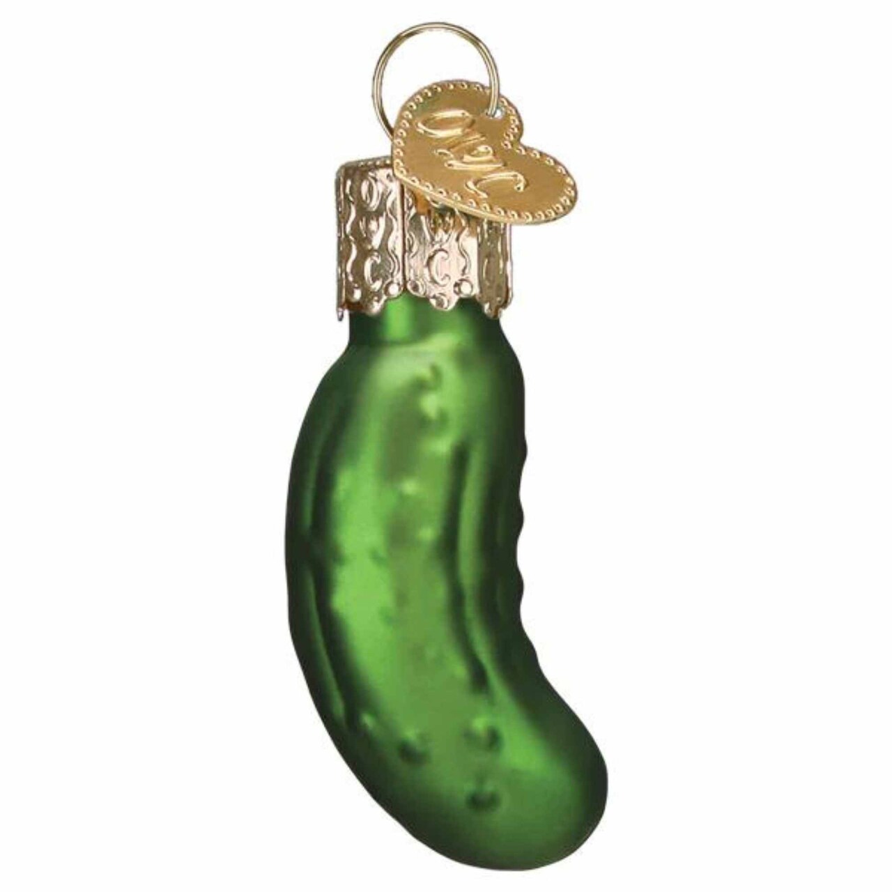 Old World Christmas 1.75 In Mini Pickle Christmas Tree Ornament , Gumdrops Collection Hide Gift